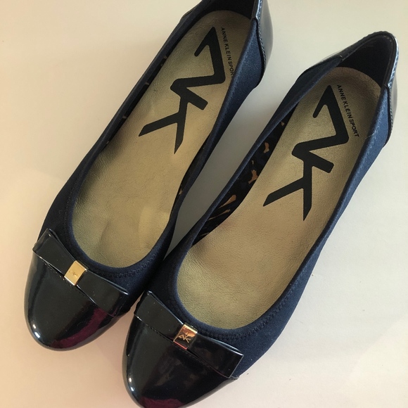 navy anne klein shoes